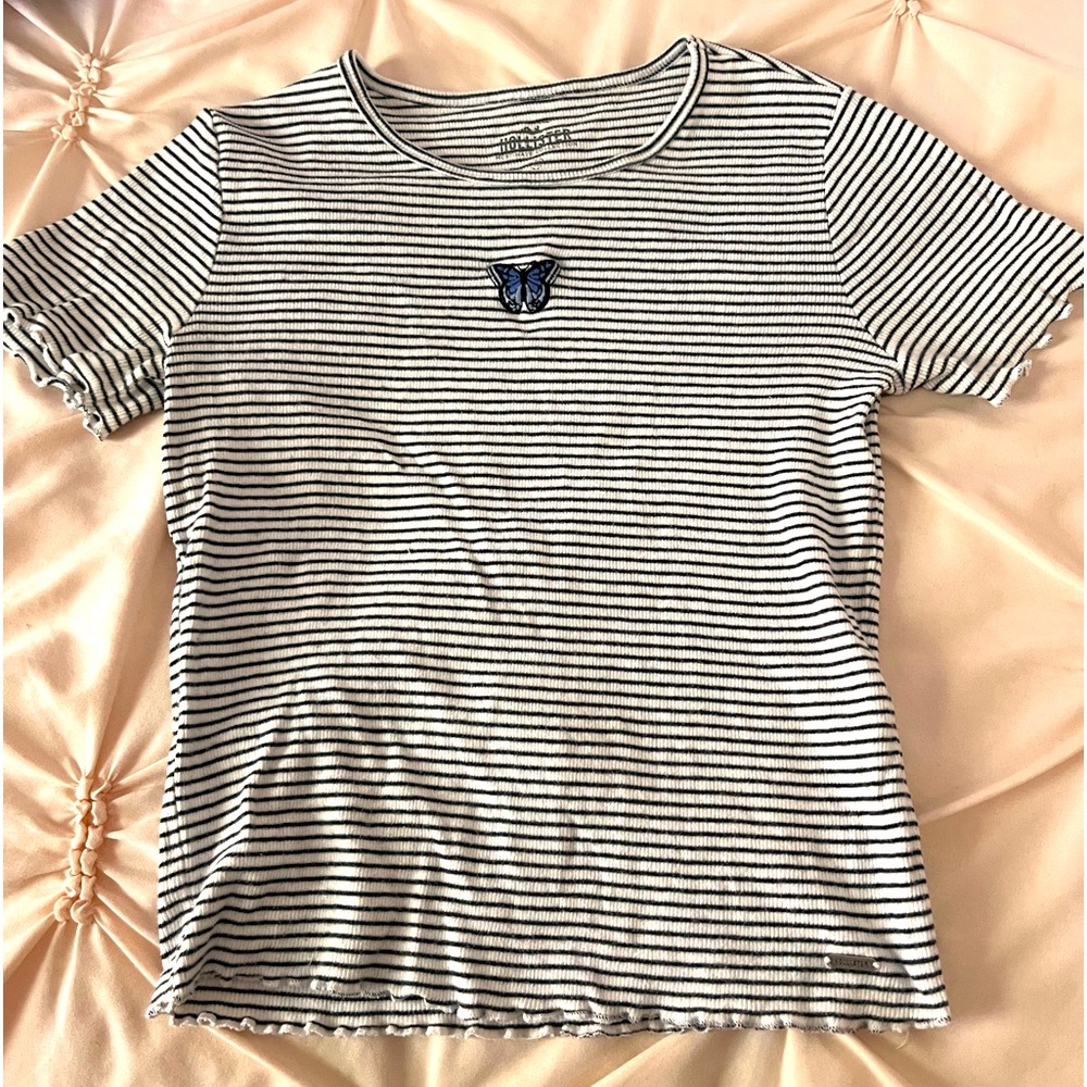 Striped cotton t-shirt